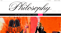 Desktop Screenshot of philosophyonline.co.za